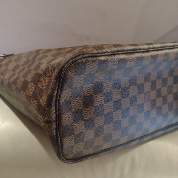 💯% Authentic Louis Vuitton  Neverfull Damier Ebene MM FULL SET🌹 - Picture 11 of 16